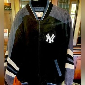 Jacket-NY Yankees suede bomber jacket! Never worn